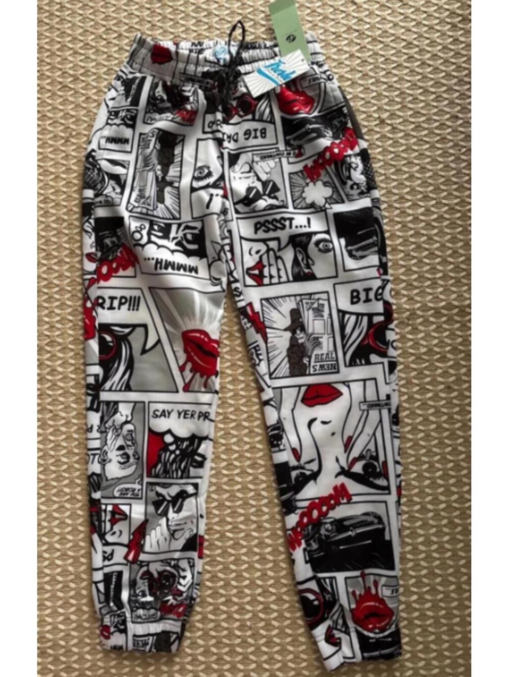 graphic comic joggers